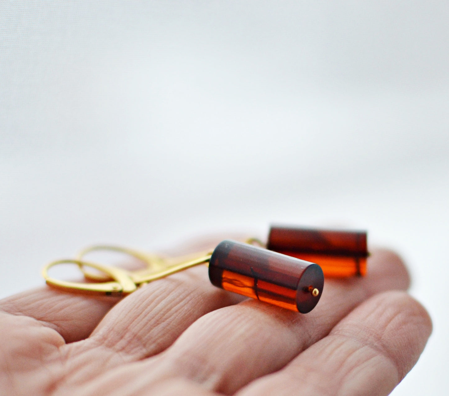 Amber Dangle Earrings