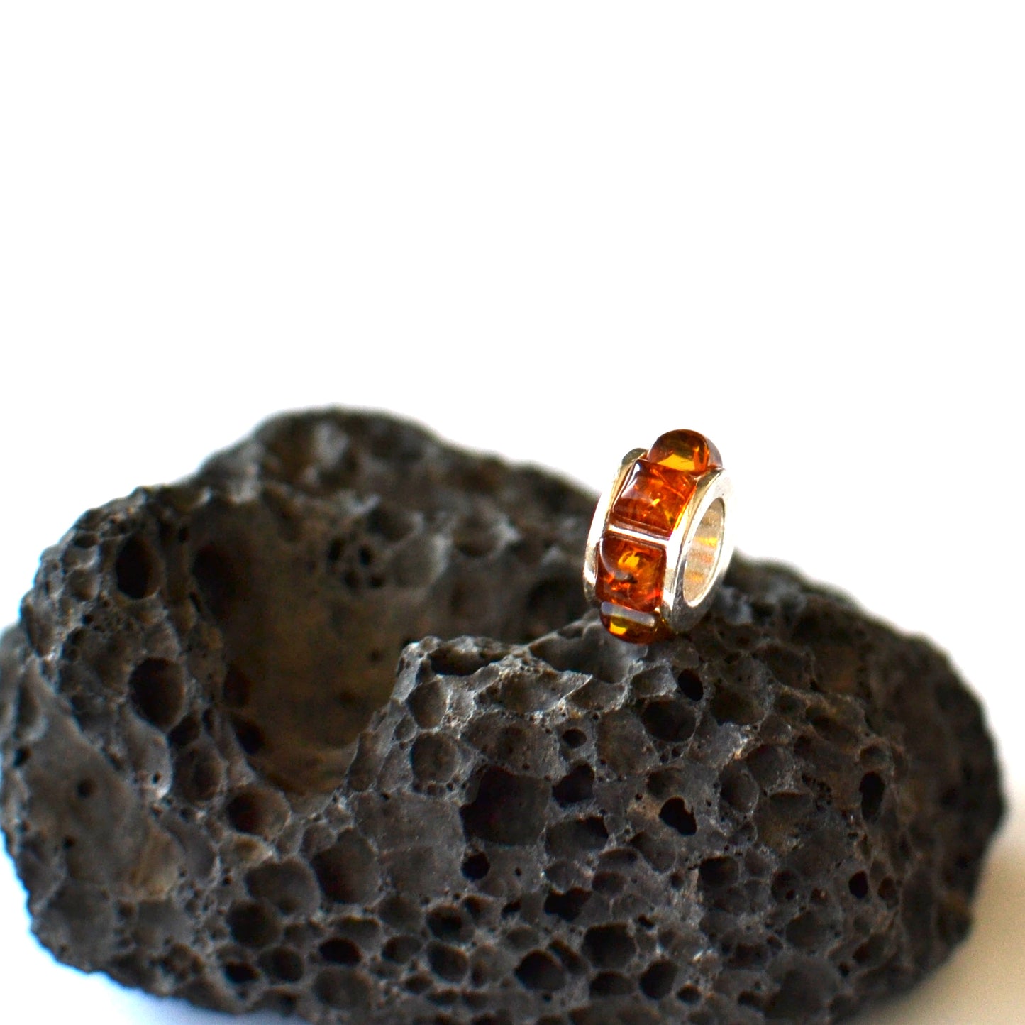 Amber Trollbeads Charm Pandora Style Pendant