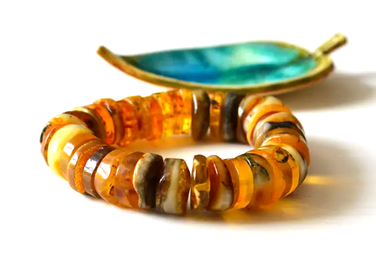 Nature Amber Chunky Bracelet