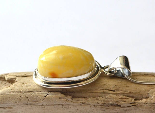 Raw Amber Baltic Pendant