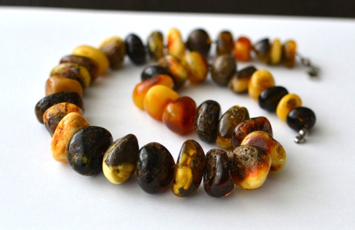 Natural Raw Baltic Amber Necklace