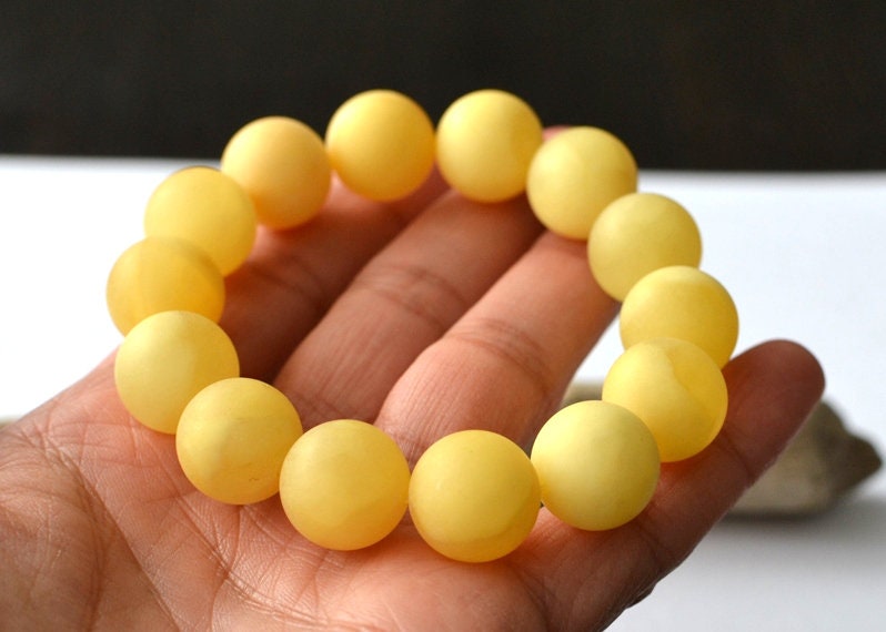 Yellow Baltic Amber Bracelet