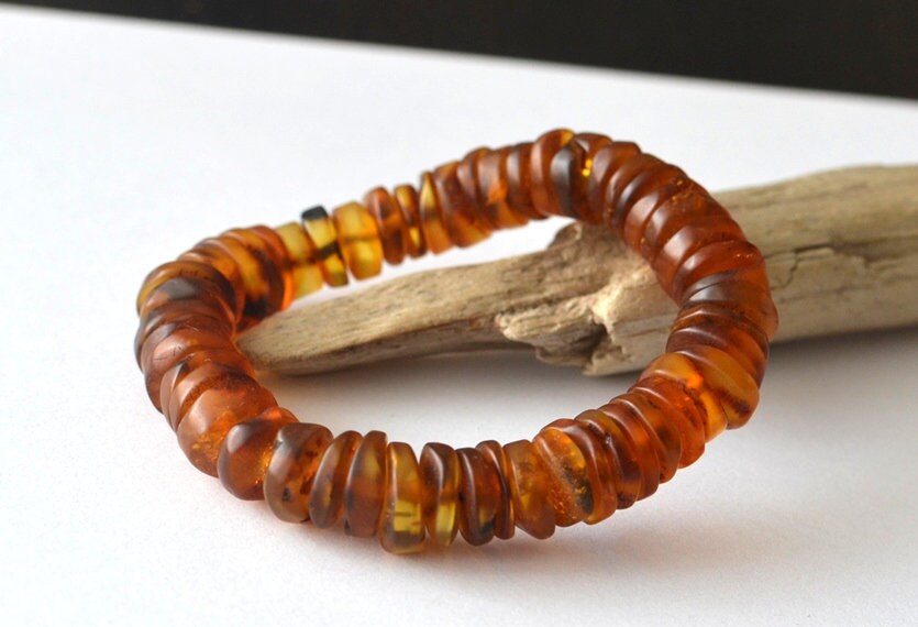 Raw Baltic Amber Bracelet