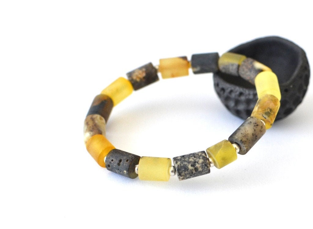Raw Baltic Amber Bracelet