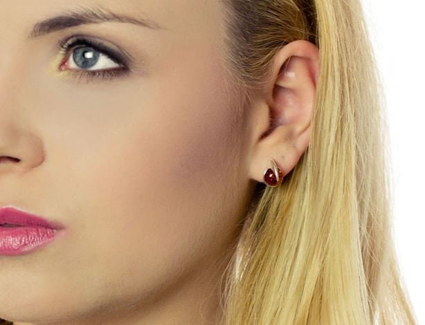 Minimalist Amber Jewelry Set