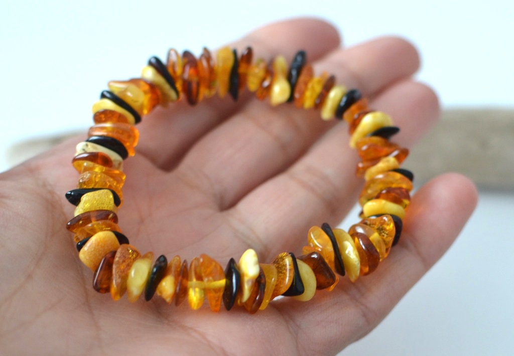 Baltic Amber Raw Bracelet