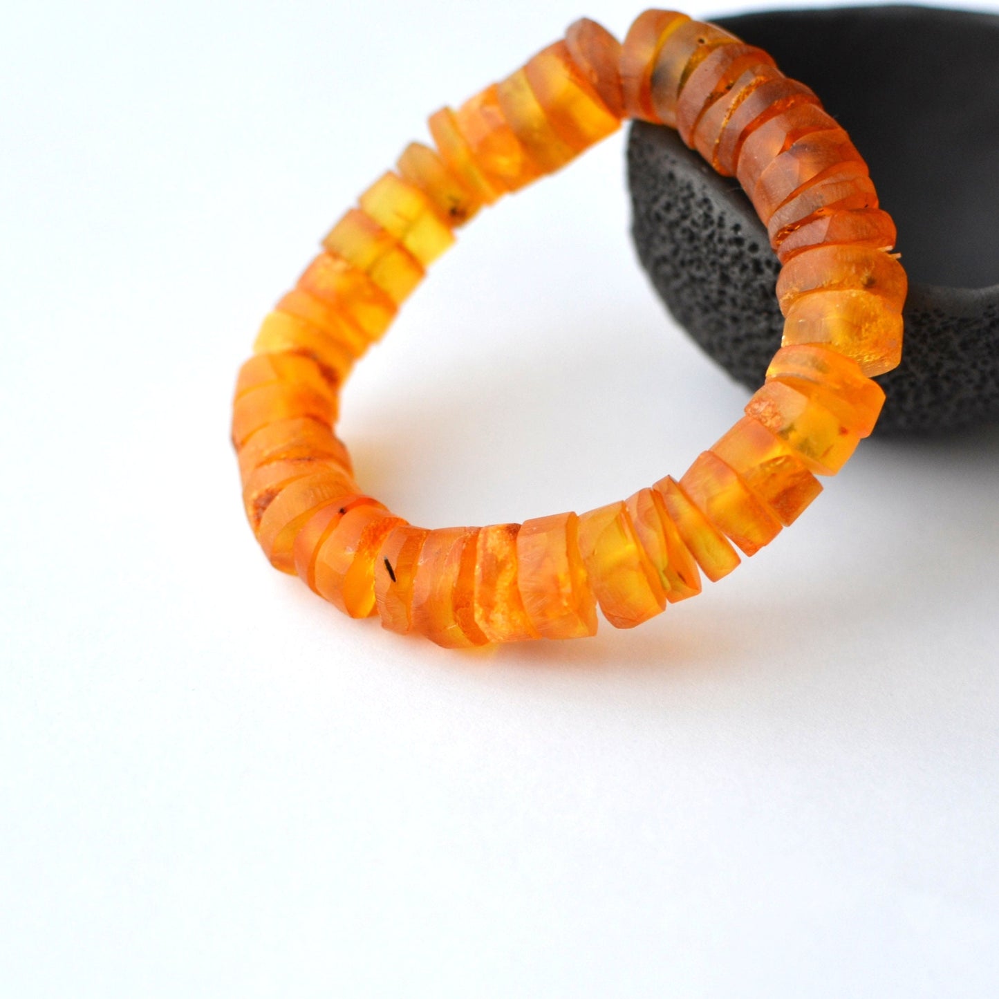 Natural Gold Amber Bracelet