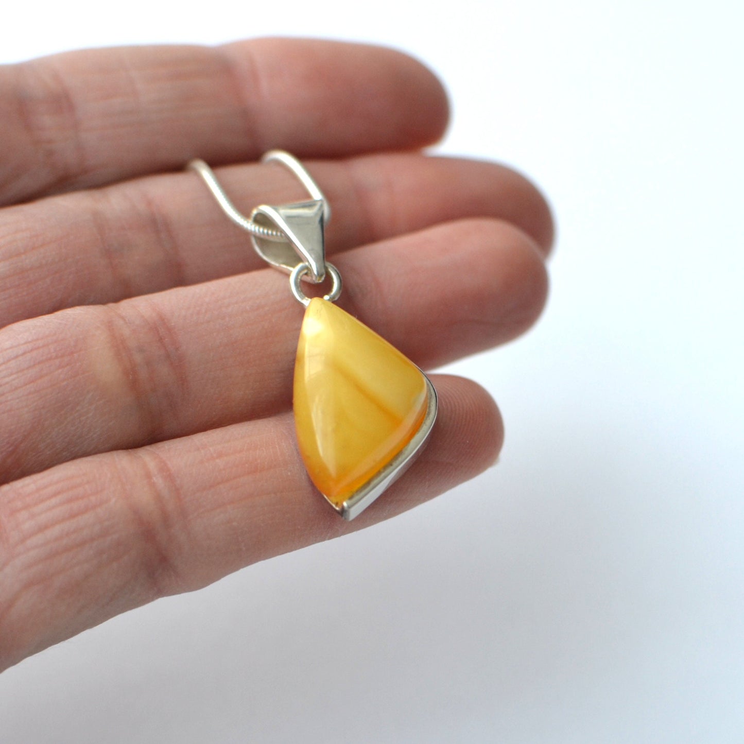 Yellow Amber Pendant