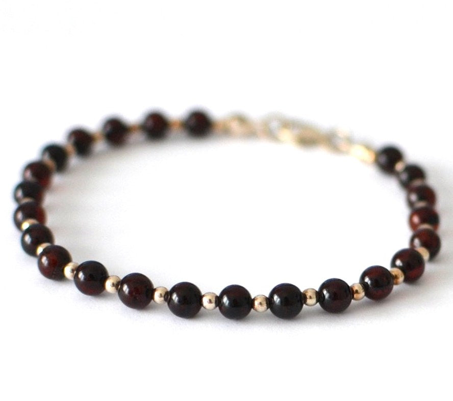 Natural Cognac Amber Bracelet