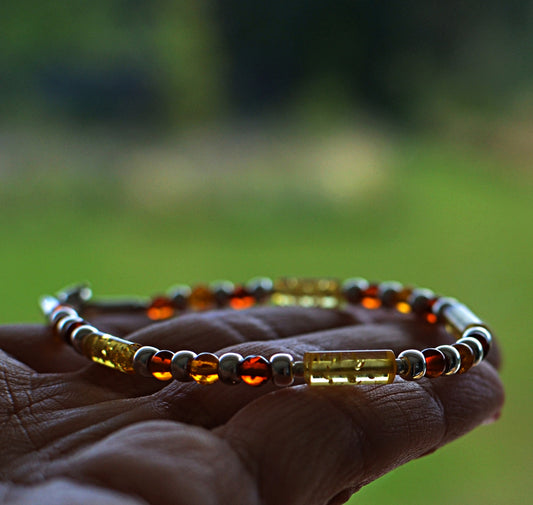 Yellow Amber Bracelet