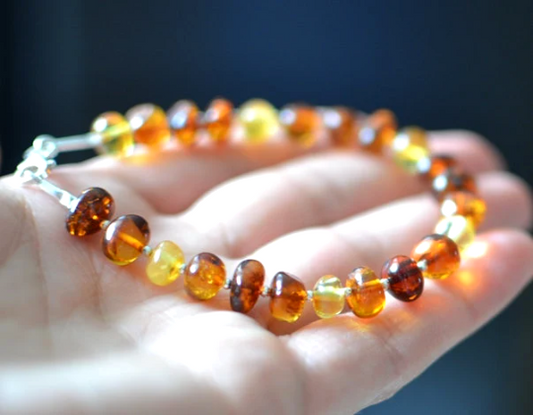 Baltic Amber Dainty Bracelet