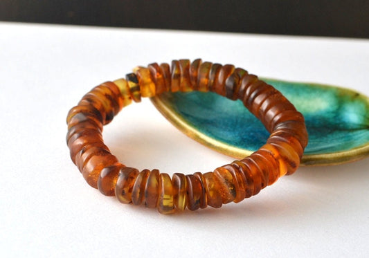 Raw Baltic Amber Bracelet