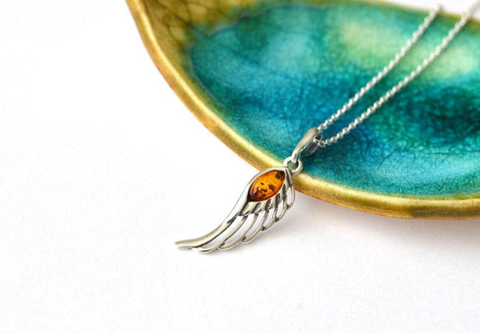 Silver Chain Feather Necklace