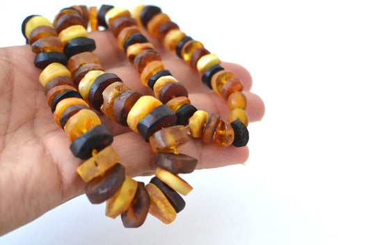 Natural Sunstone Amber Necklace