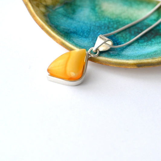 Yellow Amber Pendant