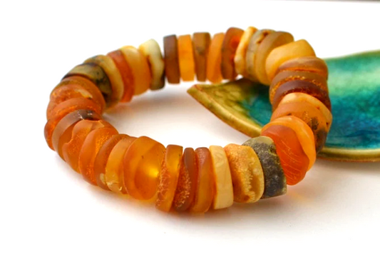 Raw Baltic Amber Bracelet